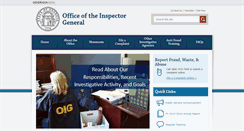 Desktop Screenshot of oig.georgia.gov