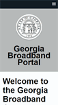 Mobile Screenshot of broadband.georgia.gov