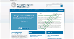 Desktop Screenshot of medicalboard.georgia.gov