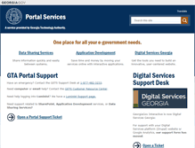 Tablet Screenshot of portal.georgia.gov