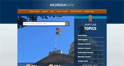 Desktop Screenshot of georgia.gov
