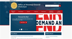 Desktop Screenshot of law.georgia.gov