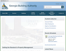 Tablet Screenshot of gba.georgia.gov