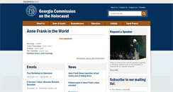 Desktop Screenshot of holocaust.georgia.gov