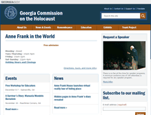 Tablet Screenshot of holocaust.georgia.gov