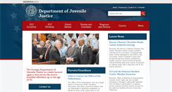 Desktop Screenshot of djj.georgia.gov